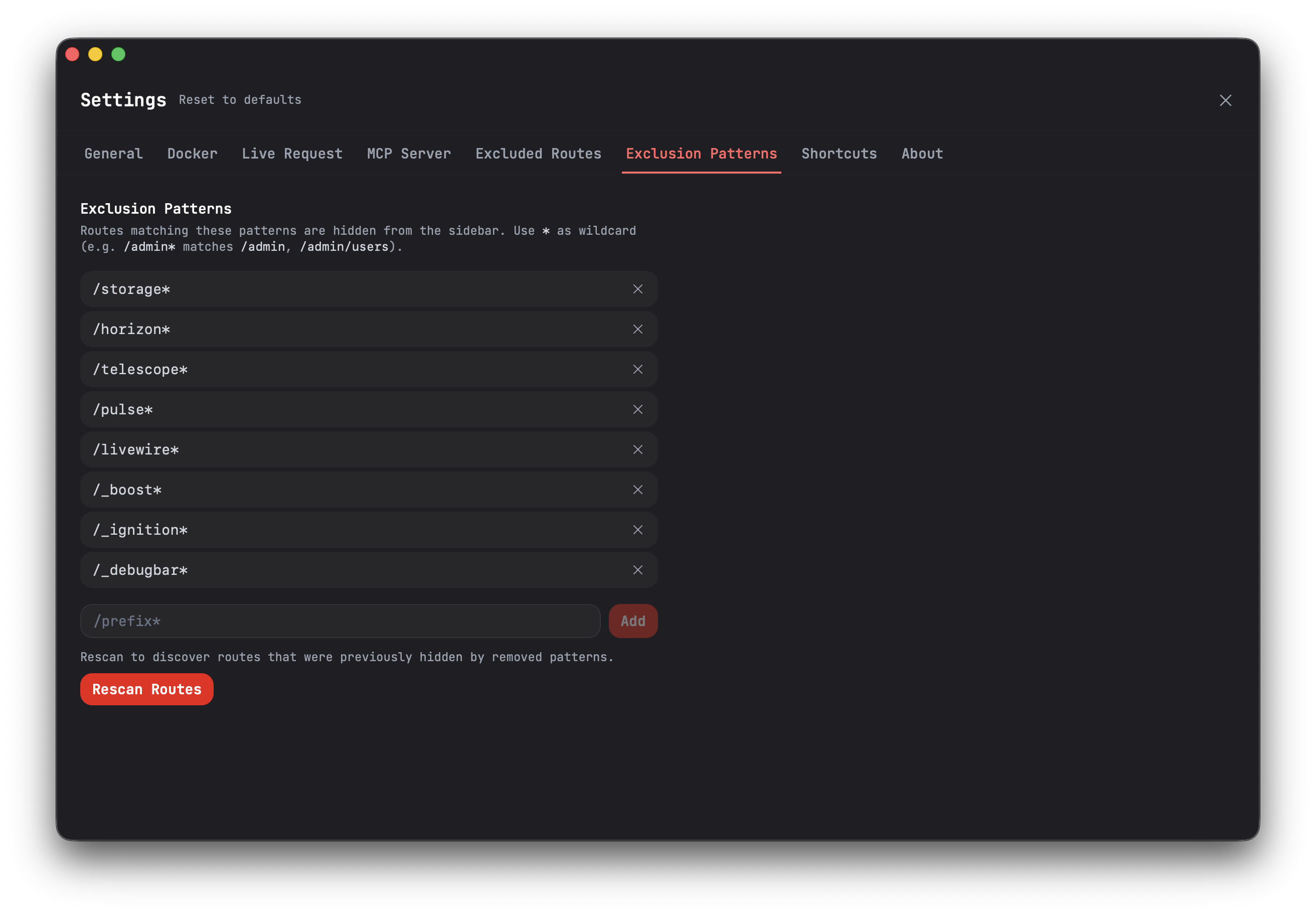 Hide from this session